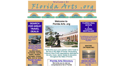 Desktop Screenshot of floridaarts.org